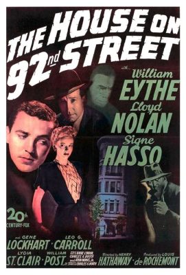 The House on 92nd Street: A Spy Thriller Exploring Pre-War Espionage and Morality!